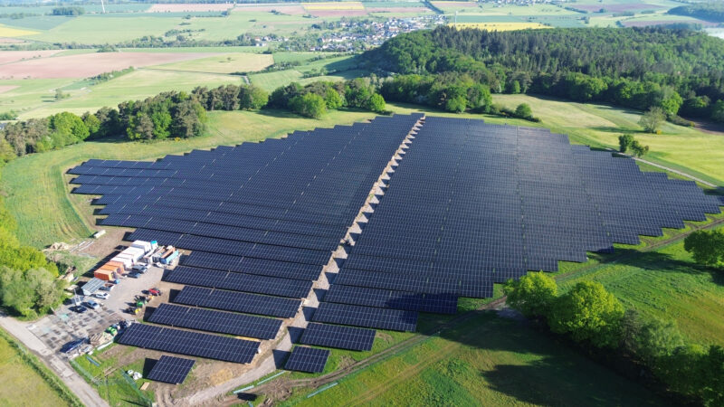 Biesdorf Solar Park – 7.6 MWp solar park in Germany’s Eifel region for Vattenfall